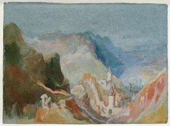 Trarbach von der Grevenburg aus gesehen